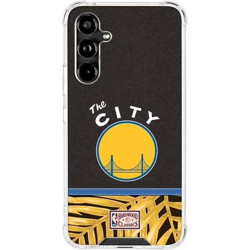 NBA Golden State Warriors Retro Palms Galaxy A54 5G Clear Case
