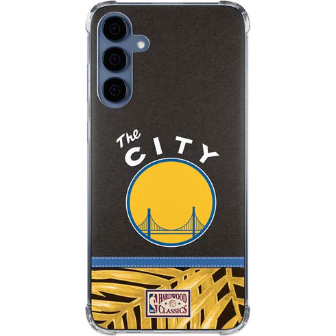 NBA Golden State Warriors Retro Palms Galaxy A55 5G Clear Case