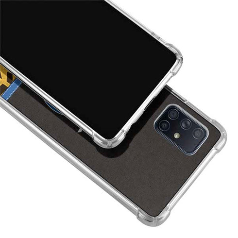 NBA Golden State Warriors Retro Palms Galaxy A71 5G Clear Case