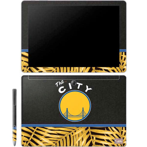 NBA Golden State Warriors Retro Palms Galaxy Book 12in Skin