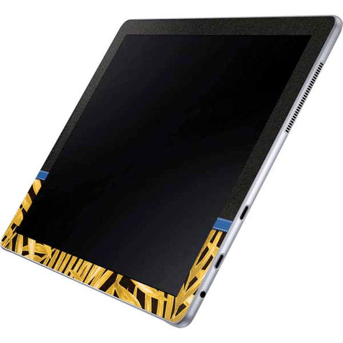 NBA Golden State Warriors Retro Palms Galaxy Book 12in Skin