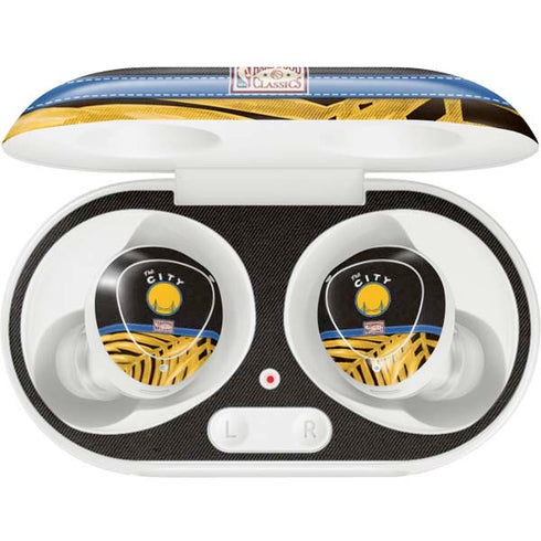 NBA Golden State Warriors Retro Palms Galaxy Buds Plus Skin