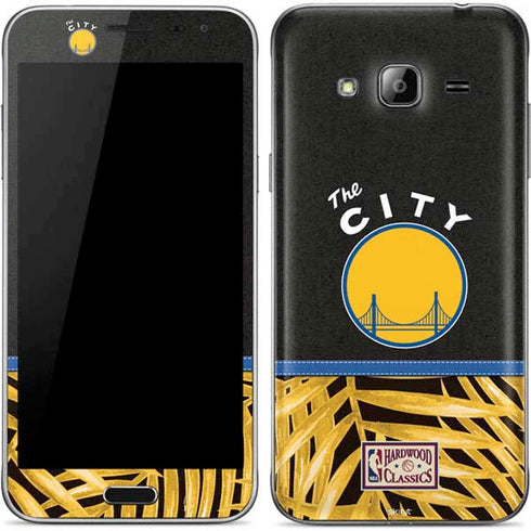 NBA Golden State Warriors Retro Palms Galaxy J3 Skin