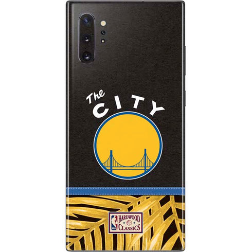 NBA Golden State Warriors Retro Palms Galaxy Note 10 Plus Skin