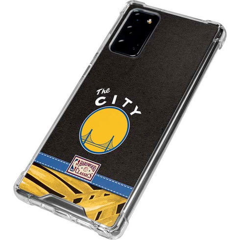 NBA Golden State Warriors Retro Palms Galaxy Note20 5G Clear Case