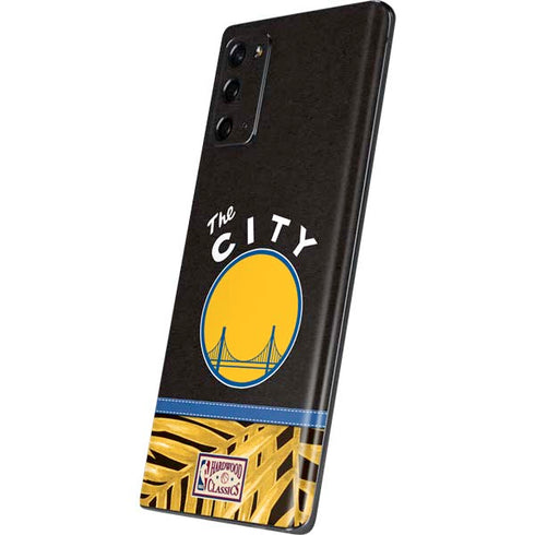 NBA Golden State Warriors Retro Palms Galaxy Note20 5G Skin