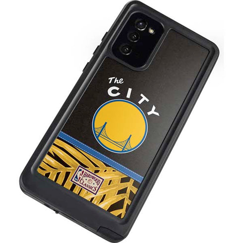 NBA Golden State Warriors Retro Palms Galaxy Note20 5G Waterproof Case