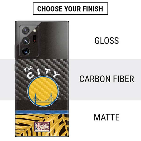NBA Golden State Warriors Retro Palms Galaxy Note20 Ultra 5G Skin