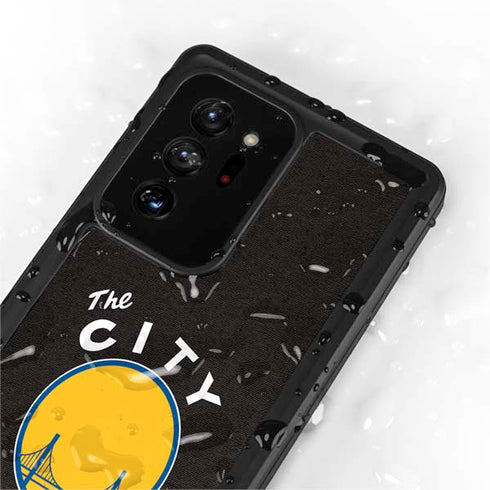 NBA Golden State Warriors Retro Palms Galaxy Note20 Ultra 5G Waterproof Case