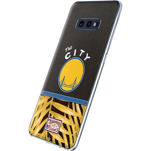 NBA Golden State Warriors Retro Palms Galaxy S10e Skin