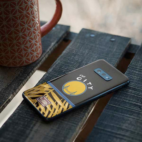 NBA Golden State Warriors Retro Palms Galaxy S10e Skin
