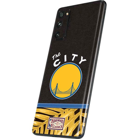 NBA Golden State Warriors Retro Palms Galaxy S20 Fan Edition Skin
