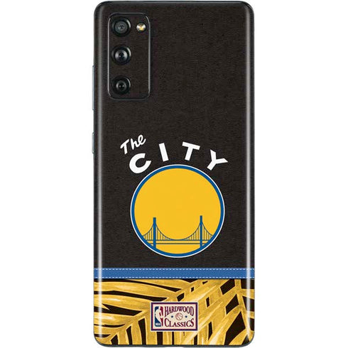 NBA Golden State Warriors Retro Palms Galaxy S20 Fan Edition Skin