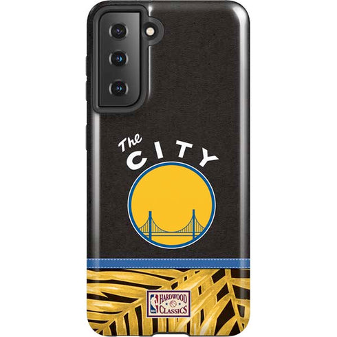 NBA Golden State Warriors Retro Palms Galaxy S21 5G Pro Case