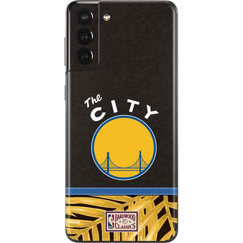 NBA Golden State Warriors Retro Palms Galaxy S21 Plus 5G Skin