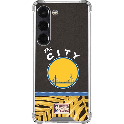 NBA Golden State Warriors Retro Palms Galaxy S23 Clear Case