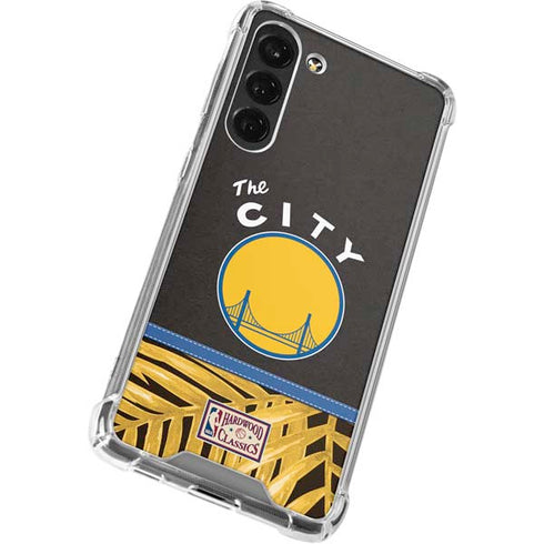NBA Golden State Warriors Retro Palms Galaxy S23 FE Clear Case