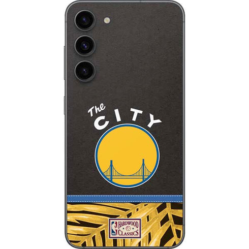 NBA Golden State Warriors Retro Palms Galaxy S23 FE Skin