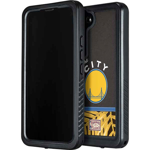 NBA Golden State Warriors Retro Palms Galaxy S23 Plus Waterproof Case