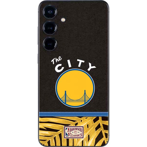 NBA Golden State Warriors Retro Palms Galaxy S24 Plus Skin