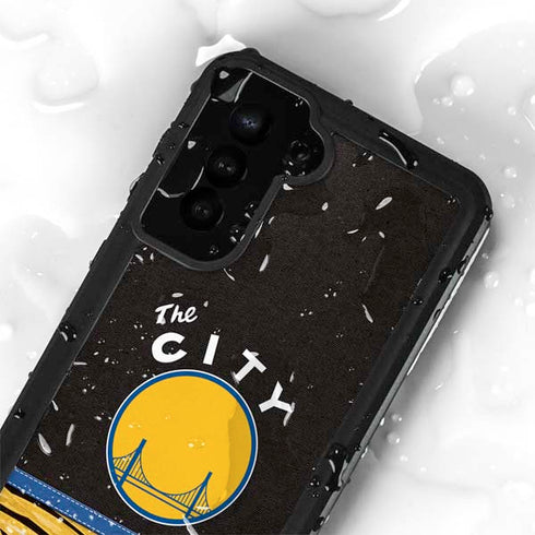 NBA Golden State Warriors Retro Palms Galaxy S24 Plus Waterproof Case