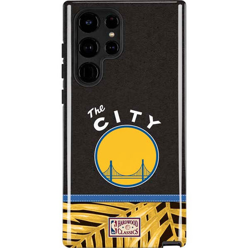 NBA Golden State Warriors Retro Palms Galaxy S25 Ultra Impact Case