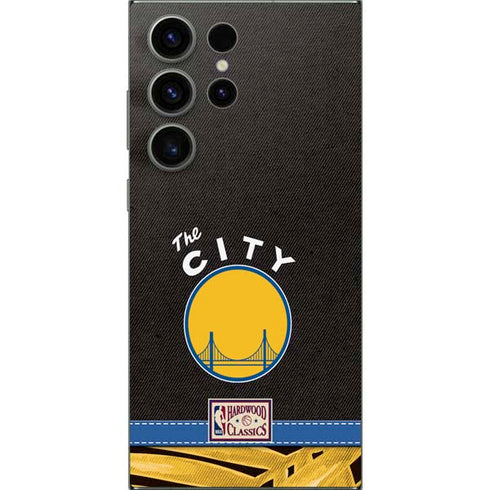 NBA Golden State Warriors Retro Palms Galaxy S24 Ultra Skin