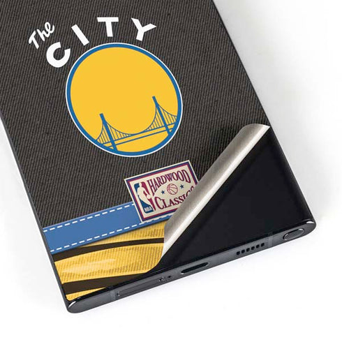 NBA Golden State Warriors Retro Palms Galaxy S24 Ultra Skin