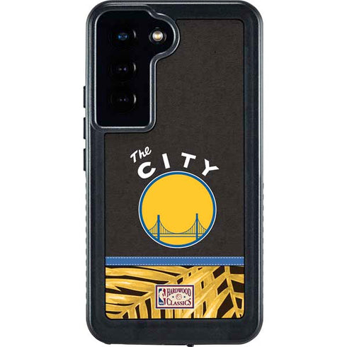 NBA Golden State Warriors Retro Palms Galaxy S24 Waterproof Case