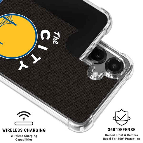 NBA Golden State Warriors Retro Palms Galaxy S26 Clear Case