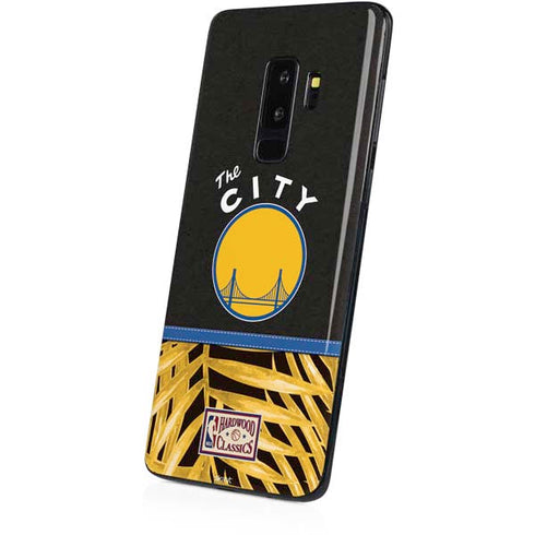 NBA Golden State Warriors Retro Palms Galaxy S9 Plus Skin