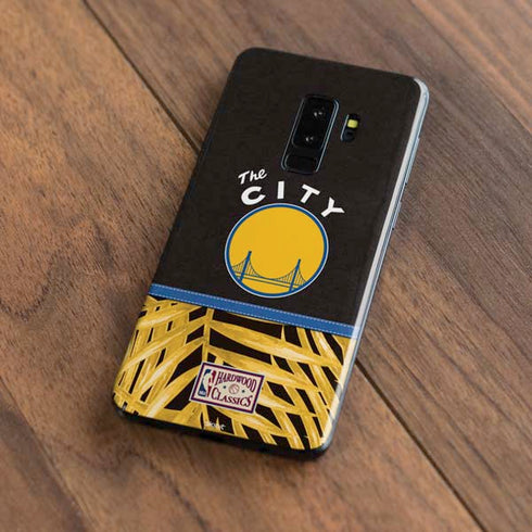 NBA Golden State Warriors Retro Palms Galaxy S9 Plus Skin