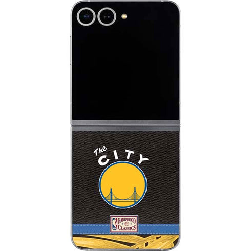 NBA Golden State Warriors Retro Palms Galaxy Z Flip6 Skin