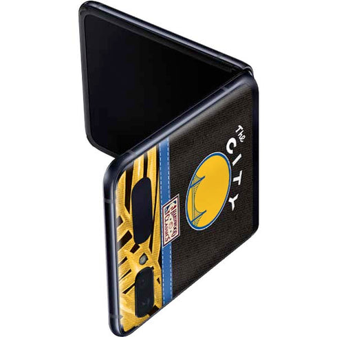 NBA Golden State Warriors Retro Palms Galaxy Z Flip Skin