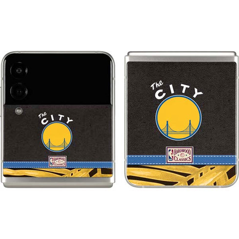 NBA Golden State Warriors Retro Palms Galaxy Z Flip3 5G Skin