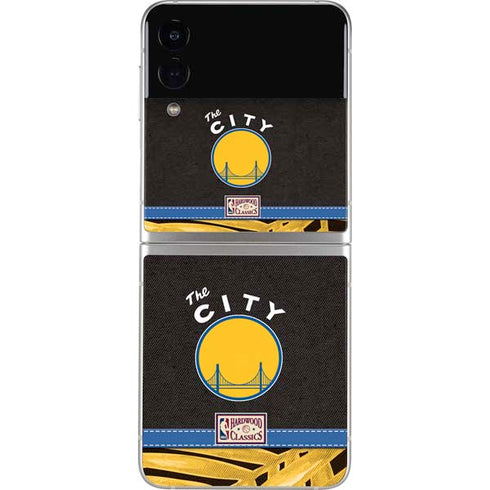 NBA Golden State Warriors Retro Palms Galaxy Z Flip3 5G Skin