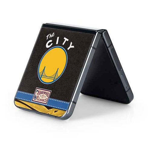 NBA Golden State Warriors Retro Palms Galaxy Z Flip5 5G Skin