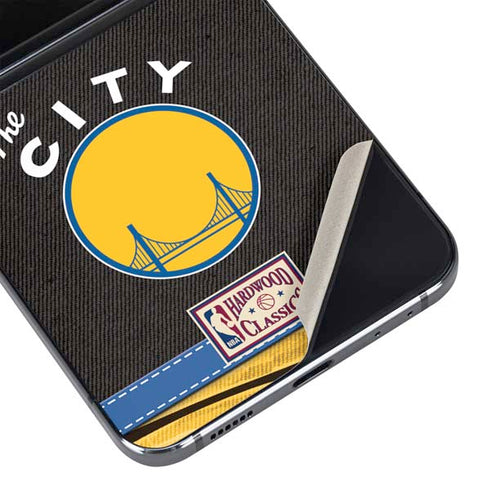 NBA Golden State Warriors Retro Palms Galaxy Z Flip5 5G Skin