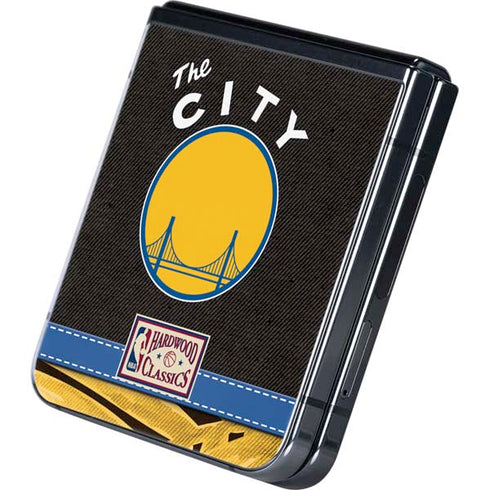 NBA Golden State Warriors Retro Palms Galaxy Z Flip5 5G Skin