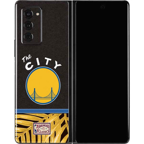 NBA Golden State Warriors Retro Palms Galaxy Z Fold2 5G Skin