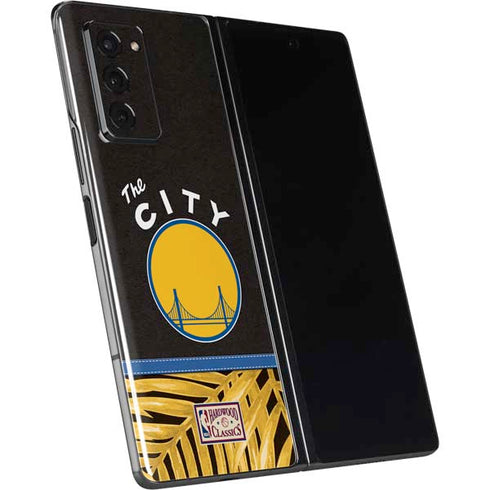 NBA Golden State Warriors Retro Palms Galaxy Z Fold2 5G Skin