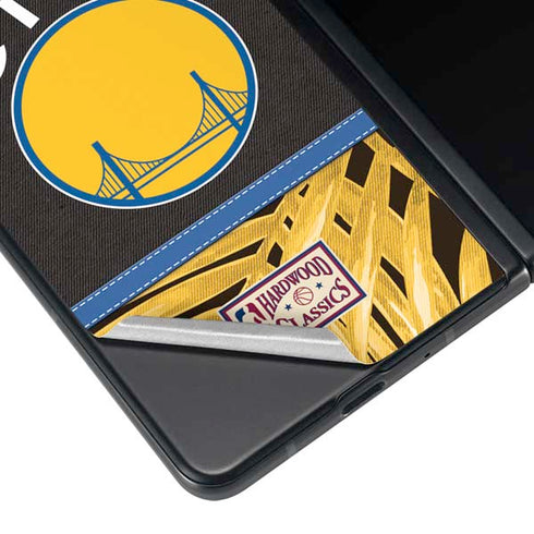 NBA Golden State Warriors Retro Palms Galaxy Z Fold3 5G Skin