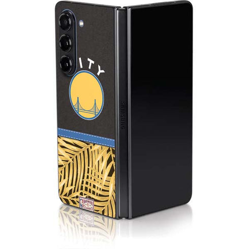 NBA Golden State Warriors Retro Palms Galaxy Z Fold5 5G Skin