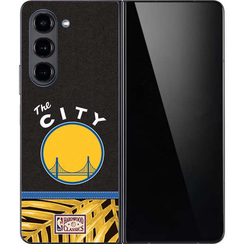 NBA Golden State Warriors Retro Palms Galaxy Z Fold5 5G Skin