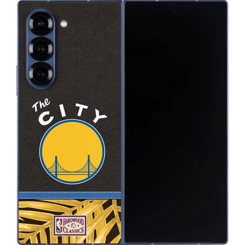 NBA Golden State Warriors Retro Palms Galaxy Z Fold6 Skin