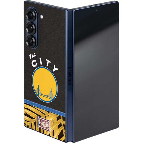 NBA Golden State Warriors Retro Palms Galaxy Z Fold6 Skin