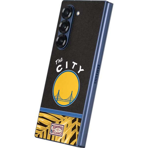 NBA Golden State Warriors Retro Palms Galaxy Z Fold6 Skin