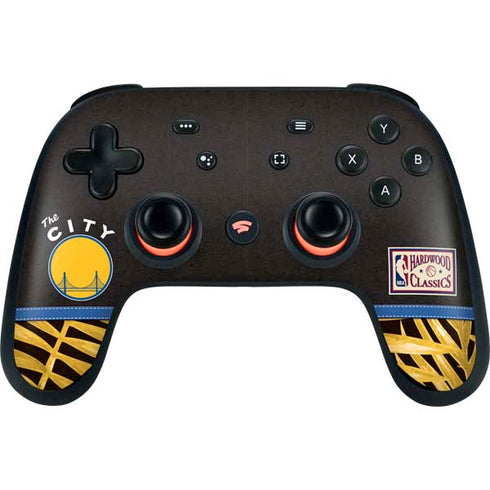 NBA Golden State Warriors Retro Palms Google Stadia Controller Skin