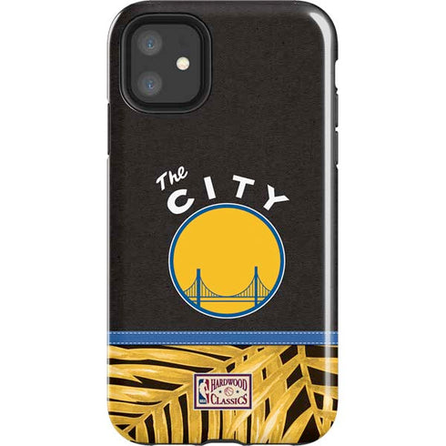 NBA Golden State Warriors Retro Palms iPhone 11 Impact Case