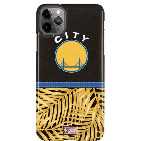 NBA Golden State Warriors Retro Palms iPhone Cases